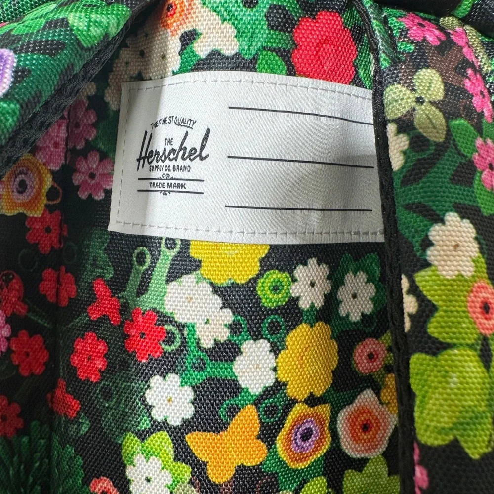 Herschel Supply Co Lego‎ Collection Backpack Floral Print Black Multi
